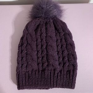 Purple beanie